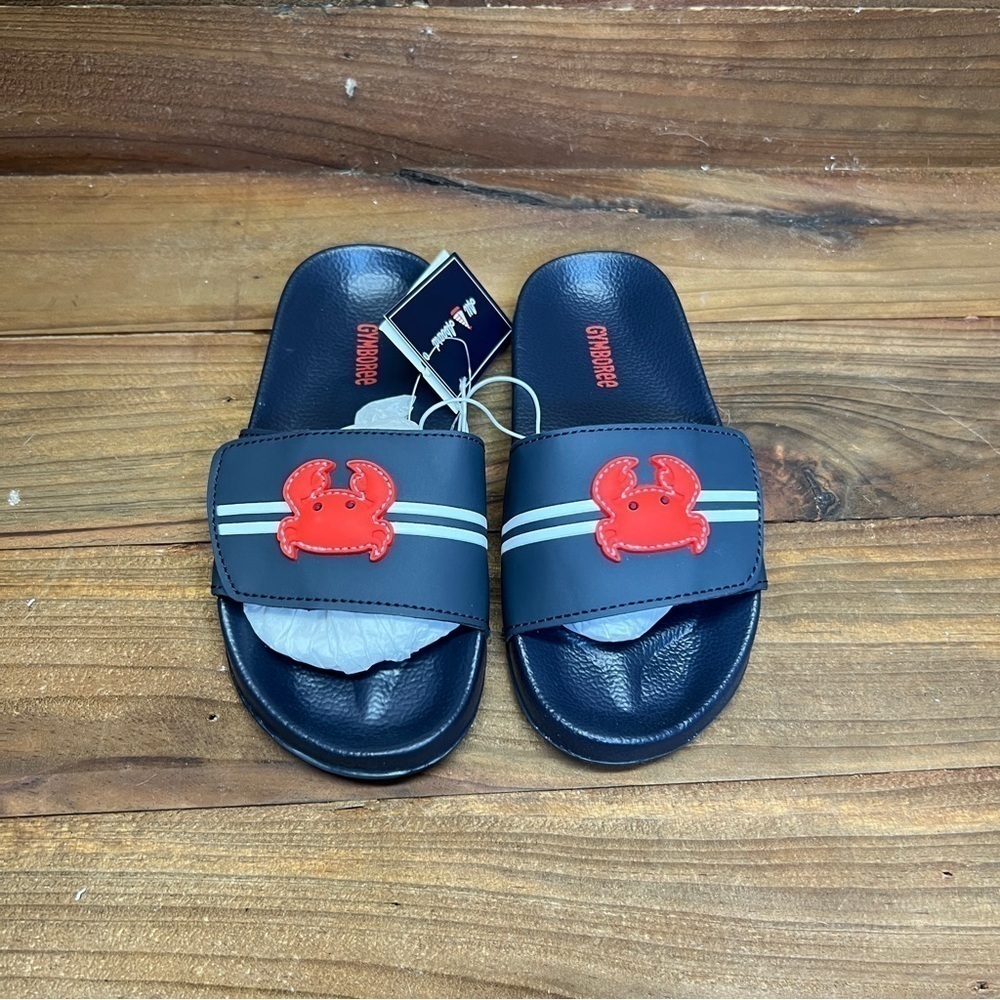 Gymboree Hook and Loop Sandals NWT Sz12  Krabby Summer Fun